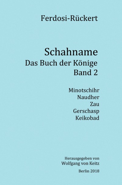 'Cover von Schahname – Das Buch der Könige, Band 2'-Cover