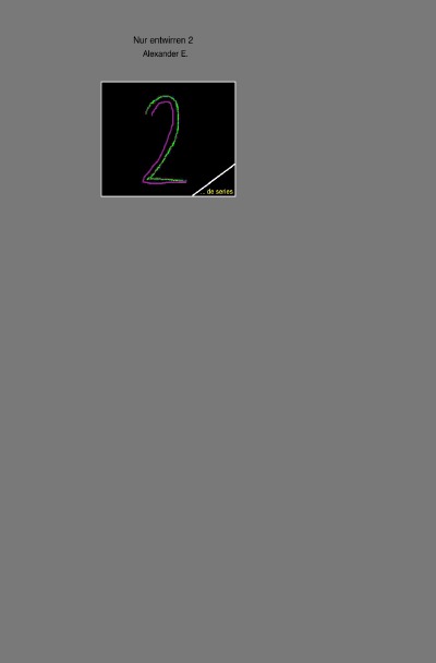 'Cover von Nur entwirren 2'-Cover