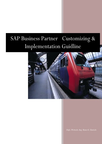 'SAP BUSINESS PARTNER   CUSTOMIZING & IMPLEMENTATION GUIDLINE'-Cover