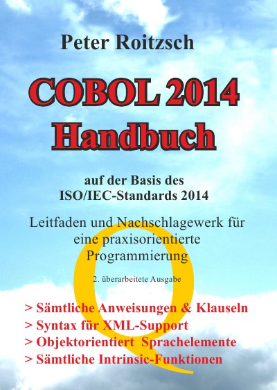 'Cover von COBOL 2014 Handbuch – Auf der Basis des ISO/IEC-Standards 1989:2014 – Leitfaden und Nachschlagewerk für eine praxisorientierte Programmierung'-Cover