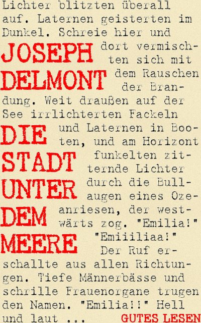 'Cover von Die Stadt unter dem Meere'-Cover