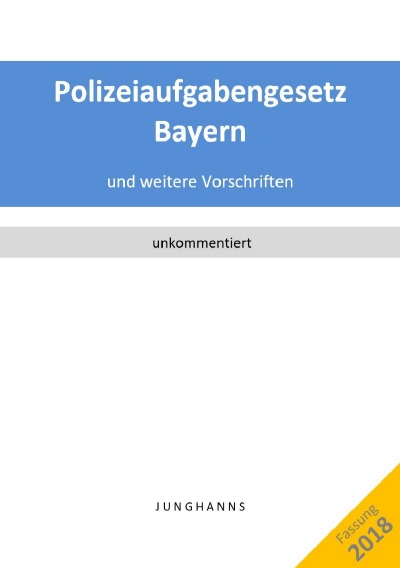 'Polizeiaufgabengesetz Bayern'-Cover