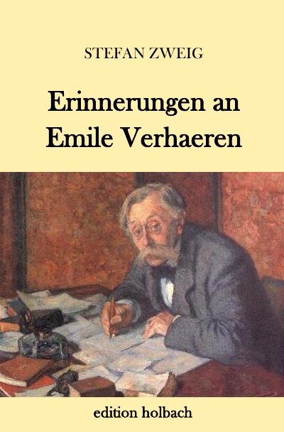 'Erinnerungen an Emile Verhaeren'-Cover