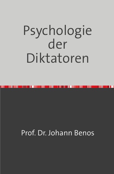'Psychologie der Diktatoren'-Cover