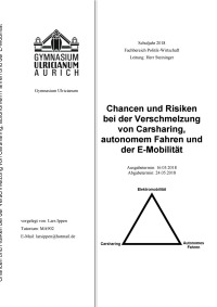 Chancen und Risiken bei der Verschmelzung von Carsharing, autonomem Fahren und der E-Mobilität - Lars Ippen