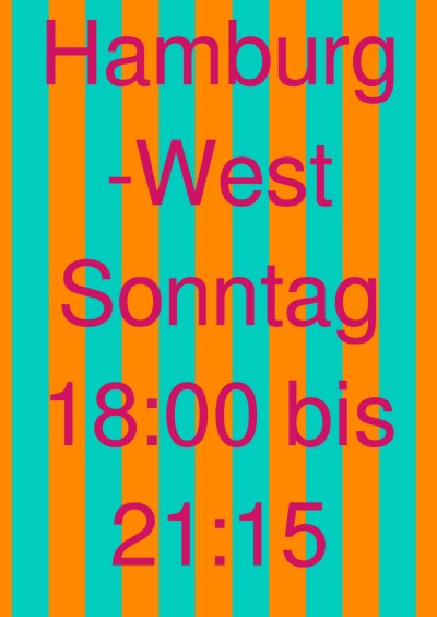 'Hamburg-West Sonntag 18:00 bis 21:15'-Cover