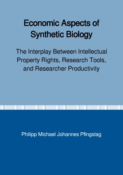 'Economic Aspects of Synthetic Biology'-Cover