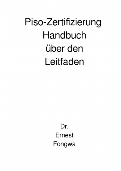 'Cover von Piso-Zertifizierung'-Cover