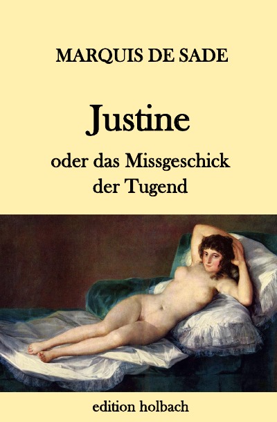 'Justine oder das Missgeschick der Tugend'-Cover