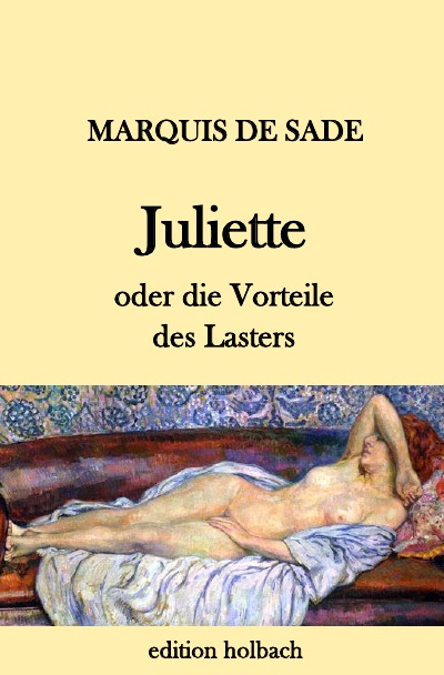'Juliette oder die Vorteile des Lasters'-Cover