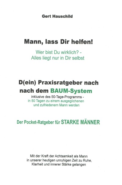 'Cover von Mann, lass Dir helfen! Ein Pocket-Ratgeber für starke Männer'-Cover