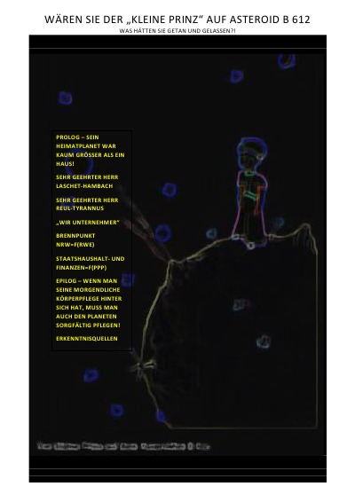 'Cover von WÄREN SIE DER „KLEINE PRINZ“ AUF ASTEROID B 612, WAS HÄTTEN SIE GETAN UND GELASSEN?!'-Cover