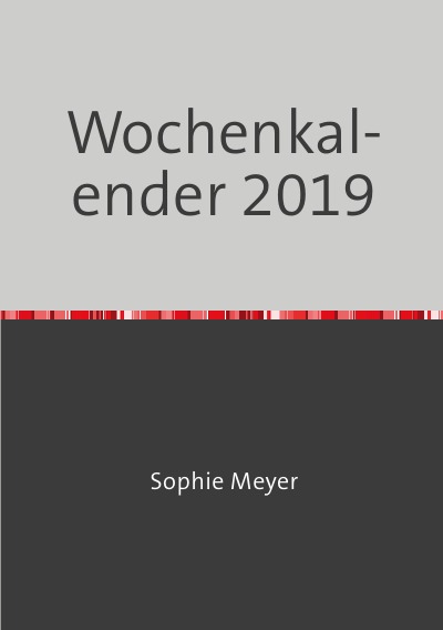 'Wochenkalender 2019'-Cover
