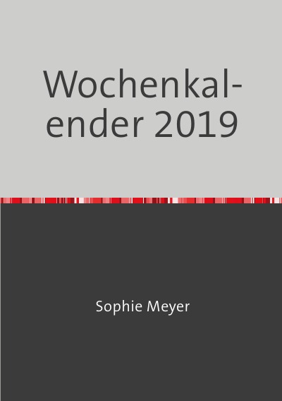 'Cover von Wochenkalender 2019'-Cover