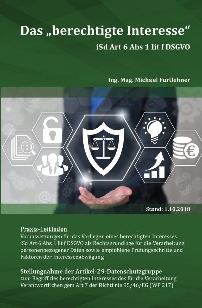 'Cover von Das berechtigte Interesse iSd Art 6 Abs 1 lit f DSGVO'-Cover