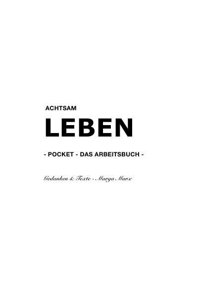 'Cover von LEBEN'-Cover