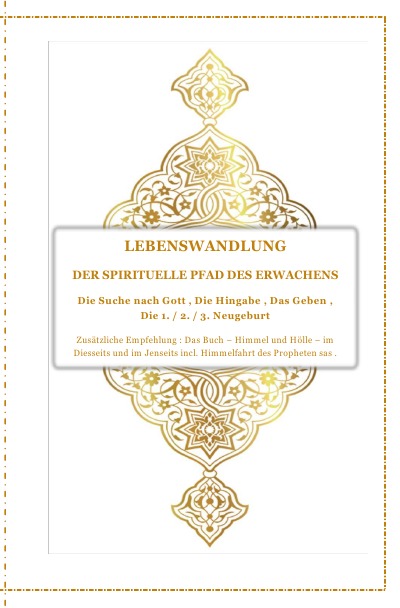 'Cover von Lebenswandlung – Der spirituelle Pfad des Erwachens'-Cover
