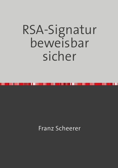 'Krytoanalyse der RSA-Signarur'-Cover