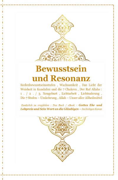 'Bewusstsein und Resonanz – Höre und Schau !'-Cover