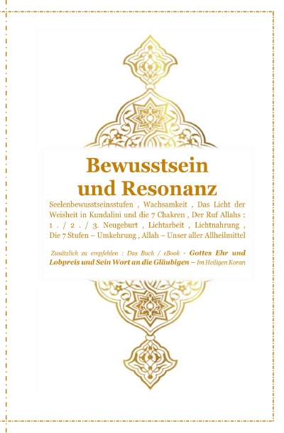 'Cover von Bewusstsein und Resonanz – Höre und Schau !'-Cover
