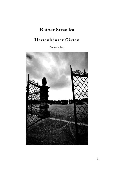 'Cover von Herrenhäuser Gärten – Die Novembergärten'-Cover