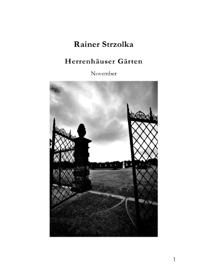 'Cover von Herrenhäuser Gärten – November'-Cover