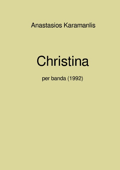 'Christina per banda'-Cover