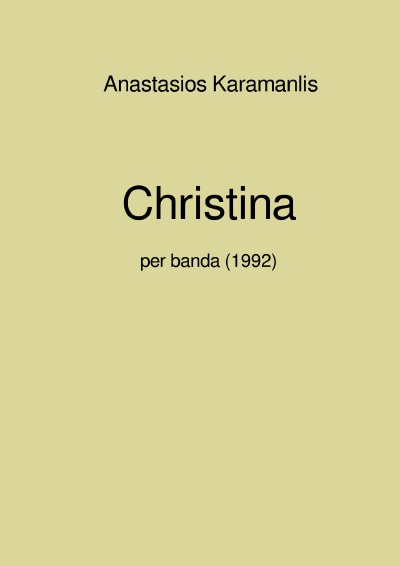 'Cover von Christina per banda'-Cover