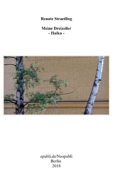 'Cover von Meine Dreizeiler – Haiku –'-Cover