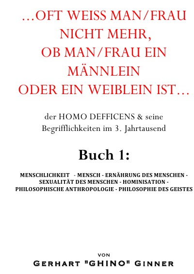 'Cover von …oft weiß man/frau nicht mehr, ob man/frau ein  Männlein oder ein Weiblein ist…'-Cover