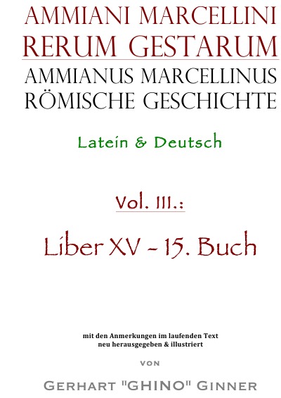'Ammianus Marcellinus römische Geschichte III'-Cover