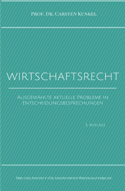 'Cover von Wirtschaftsrecht'-Cover