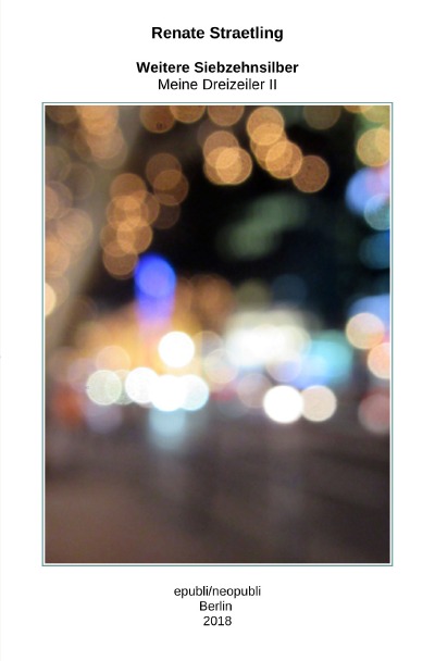'Cover von Meine Siebzehnsilber II – Haiku –'-Cover