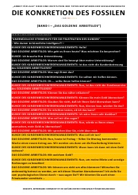 DIE KONKRETION DES FOSSILEN – „ARBEIT FÜR ALLE“ ODER EINE INSTITUTION DER TOTEN METAPHERN DER SOZIALDEMOKRATIE (BD 1/6) - (BAND I – „DAS GOLDENE  ARBEITSLOS“) - (SP: D) Sozialkritische Professionals: Deutschland