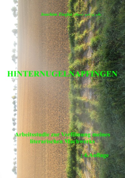 'Cover von Hinternugelnapfingen  Arbeitsstudie zur Verfilmung meines  literarischen Machwerks; 3.Auflage'-Cover