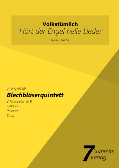 'Hört der Engel helle Lieder (arr. Christian Fath)'-Cover