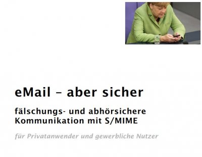 'eMail – aber sicher'-Cover