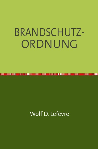 'Cover von BRANDSCHUTZ-ORDNUNG'-Cover