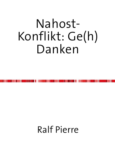 'Cover von Der Nah-Ost Konfliktl'-Cover