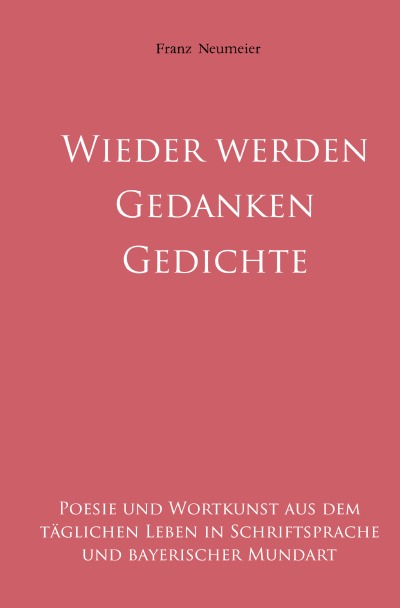 'Cover von Gedanken werden Gedichte'-Cover