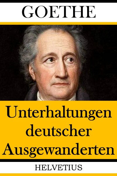 'Cover von Unterhaltungen deutscher Ausgewanderten'-Cover