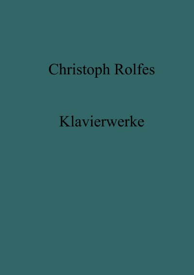 'Klavierwerke'-Cover