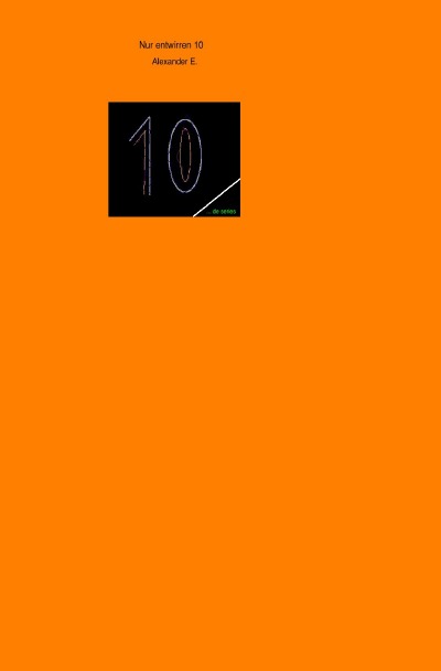 'Nur entwirren 10'-Cover