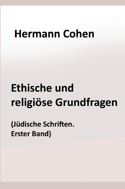 'Ethische und religiöse Grundfragen'-Cover