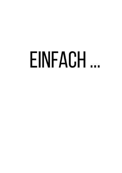 'Cover von Einfach …'-Cover