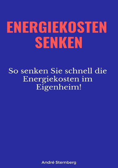 'Energiekosten senken'-Cover