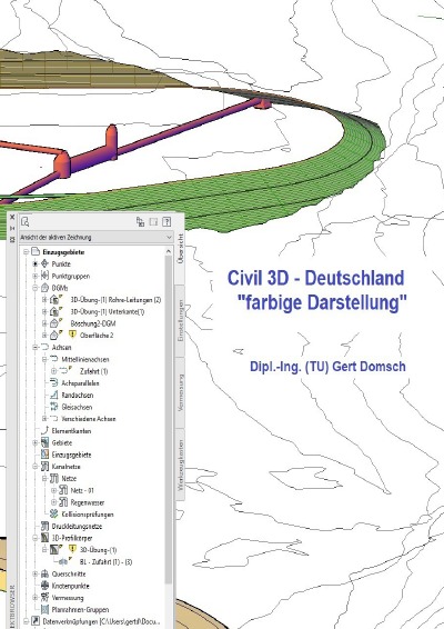 'Cover von Civil 3D-Deutschland, „farbige Darstellung“ (für Anwender)'-Cover
