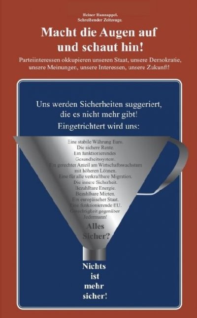 'Cover von Macht die Augen auf und schaut hin!'-Cover