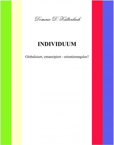 'INDIVIDUUM'-Cover