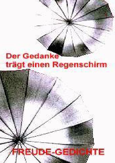 'Der Gedanke trägt einen Regenschirm.'-Cover